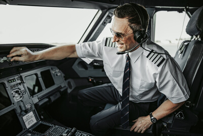 Piloting Modern plane